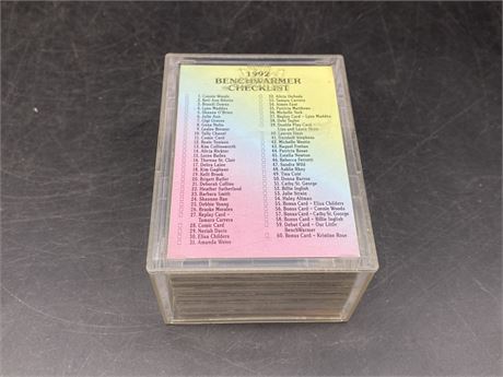 1992 BENCHWARMERS ADULT CARDS COMPLETE SET
