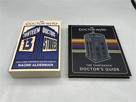 2 DOCTOR WHO BOOKS - GOOD COND.