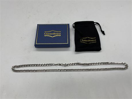 CHAINSHOUSE 22” STAINLESS STEEL CHAIN
