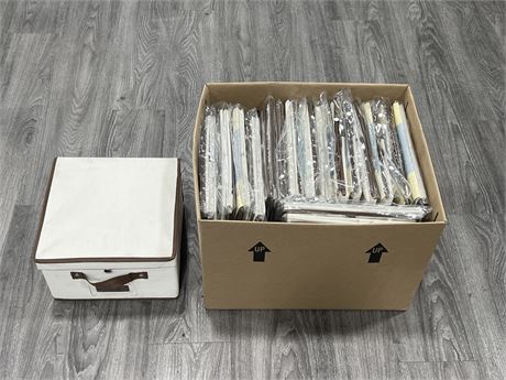 19 FOLDABLE CANVAS BOXES 11.5”x11.25”x7”