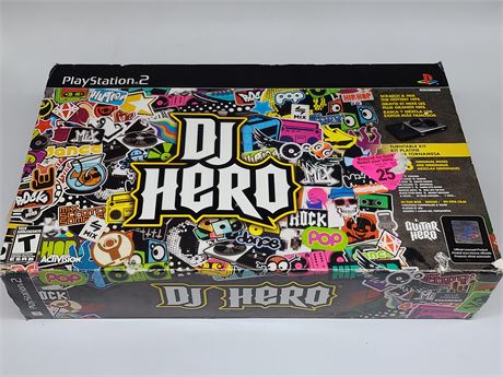 PS2 DJ HERO IN BOX