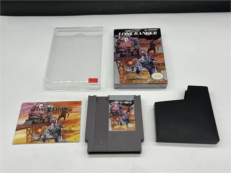 THE LONE RANGER - NES COMPLETE W/BOX & MANUAL - EXCELLENT CONDITION
