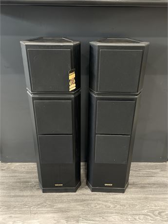 TANNOY SIXES SPEAKERS MODEL 613 HIGH END W/ ORIGINAL TAG - 3FT TALL