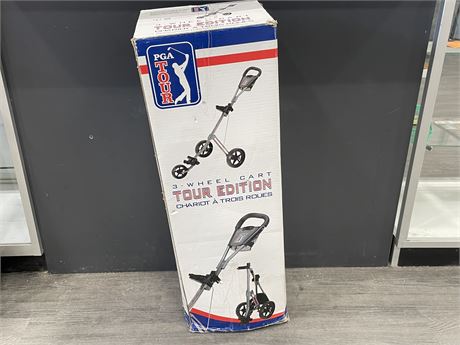 NEW IN BOX 3 WHEEL TOUR EDITION GOLF CART