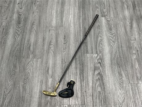 24K GOLD PLATED RIGHT HANDED PUTTER