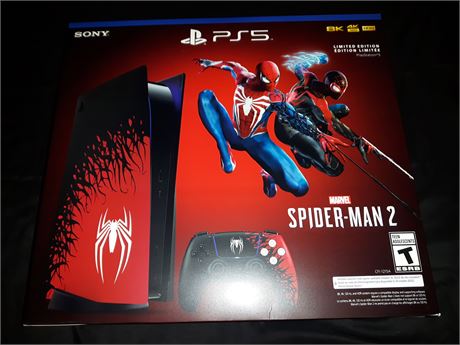 SEALED - PS5 SPIDERMAN 2 CONSOLE - DISC EDITION (RARE)