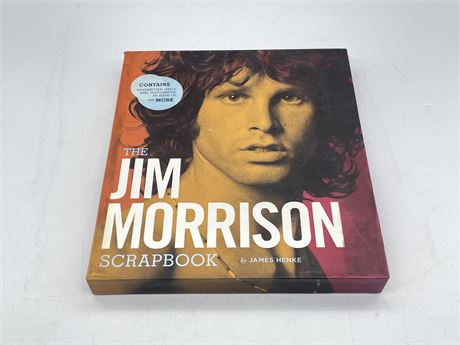 JIM MORRISON BOOK - CONTAINS LYRICS, PHOTOS, MINI POSTER & CD