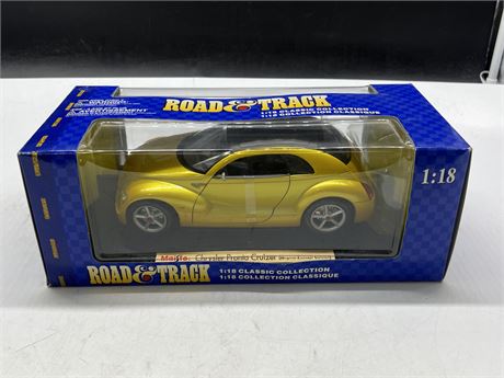 1:18 SCALE CHRYSLER CRUIZER DIECAST IN PACKAGE