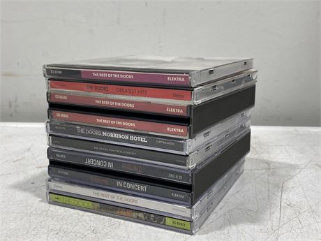 8 THE DOORS CDS - EXCELLENT COND.