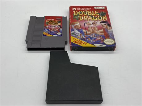 DOUBLE DRAGON - NES W/BOX (MISSING MANUAL) - EXCELLENT CONDITION