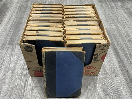 THE BOOK OF KNOWLEDGE - YEAR 1918, 20 VOLUMES (THE CHILDREN’S ENCYCLOPEDIA)