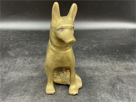 BRASS EGYPTIAN DOG (HEAVY)