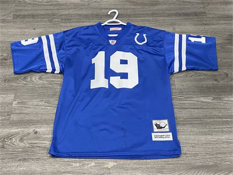 THROWBACK MITCHEL & NESS INDIANAPOLIS COLTS JERSEY - SIZE 54