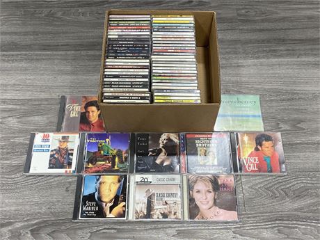 70 COUNTRY MUSIC CD’S - EXCELLENT CONDITION