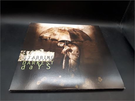 ULTRA RARE - STABBING WESTWARD - LIMITED BLACK/GRAY  SPLATTER DOUBLE LP (E)