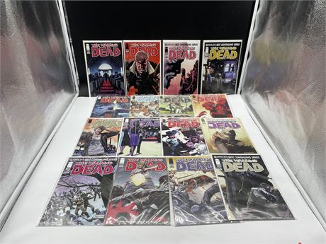 16 WALKING DEAD COMICS ISSUES FROM 55-79