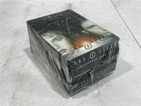 SEALED X-FILES COLLECTABLE CARD GAME PREMIERE EDITION - BOX OF 12 STARTER PACKS