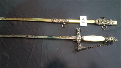 ANTIQUE SWORD WITH CASE (30inches long)