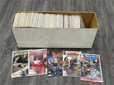 LONG BOX OF MISC COMICS - BAGGED & BOARDED