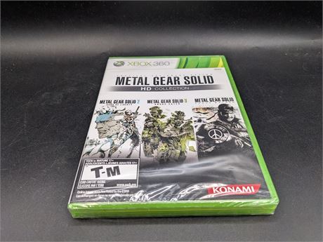 SEALED - METAL GEAR SOLID HD COLLECTION - XBOX 360