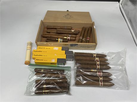 (AS-IS) MISC LOT OF CIGARS (MOST DAMAGED)