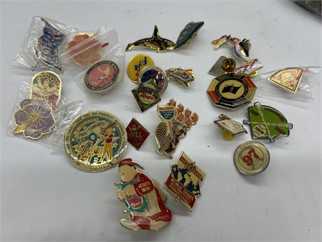 LOT OF NORTH AMERICAN LITTLE LEAGUE PINS