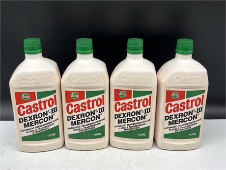 4 LITRES OF NEW CASTROL AUTOMATIC TRANSMISSION FLUID
