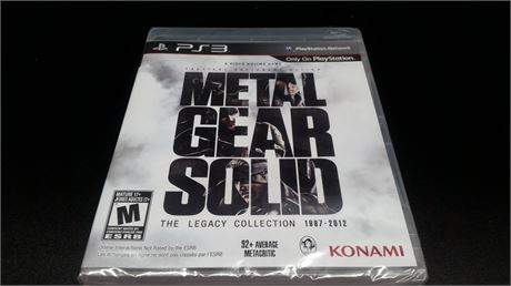 BRAND NEW - METAL GEAR SOLID LEGACY COLLECTION - PS3