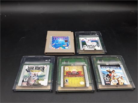 COLLECTION OF GAMEBOY GAMES