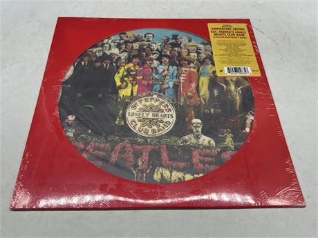 SEALED - BEATLES - SGT PEPPERS LONELY HEARTS CLUB BAND PICTURE DISC