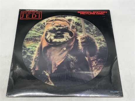 SEALED OLD STOCK - STAR WARS RETURN OF THE JEDI - SPECIAL EDITION PICTURE DISC