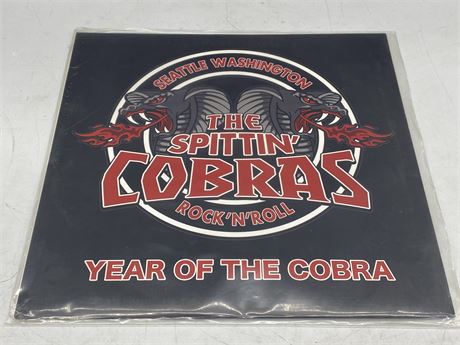 THE SPITTIN’ COBRAS - YEAR OF THE COBRA AUTOGRAPHED - VG (slightly scratched)