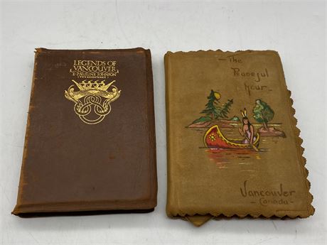 2 ANTIQUE INDIGENOUS VANCOUVER BOOKS BY E.PAULINE JOHNSON (1925 & 1926)