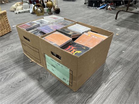 2 BOXES FULL OF SEALED CDS - MOSTLY JAZZ STYLE