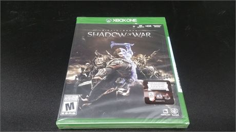 BRAND NEW - MIDDLE EARTH SHADOW OF WAR (XBOX ONE)