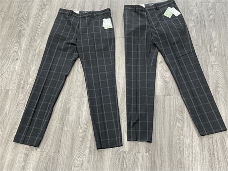 2 NEW PAIRS OF H&M PANTS - SPECS IN PHOTOS