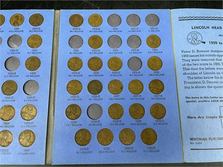 LINCOLN HEAD CENT COLLECTION