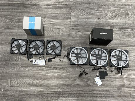 2 BOXES OF COMPUTER COOLING FANS