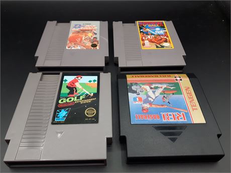 NINTENDO GAMES - COLLECTION OF FOUR GAMES