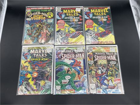 6 SPIDER-MAN COMICS