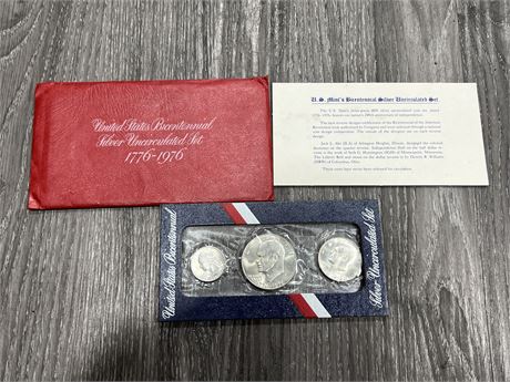 1976 US SILVER UNCIRCULATED COIN SET