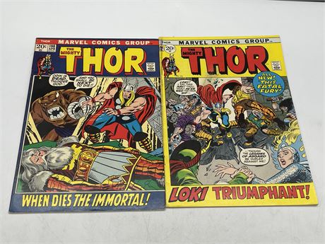 THE MIGHTY THOR #194 & 198