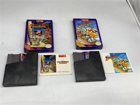 2 NES GAMES W/BOX & INSTRUCTIONS (Excellent condition)