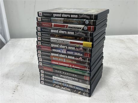 17 PS2 GAMES