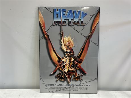 EARLY HEAVY METAL MOVIE POSTER (27”x40”)