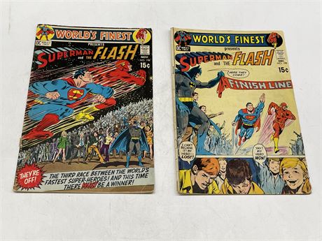 SUPERMAN AND THE FLASH NO. 198 AND NO. 199
