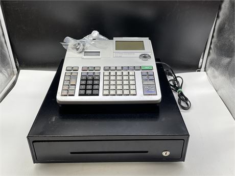CASIO ELECTRONIC CASH REGISTER PCR-T520 WITH KEYS