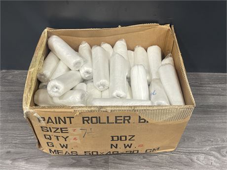 (APPRX 70) 7.5” PAINT ROLLERS