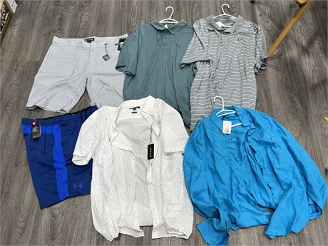 6 NEW W/TAGS CLOTHING PIECES