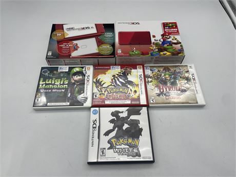 6 EMPTY GAME / CONSOLE BOXES